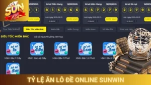 Tỷ Lệ Ăn Lô Đề Online Sunwin